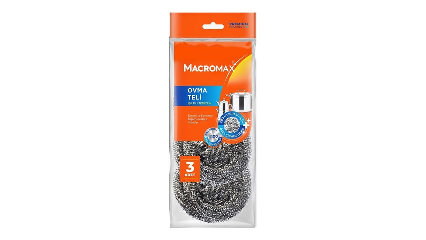 Macromax Scrubber Wire 3-Piece