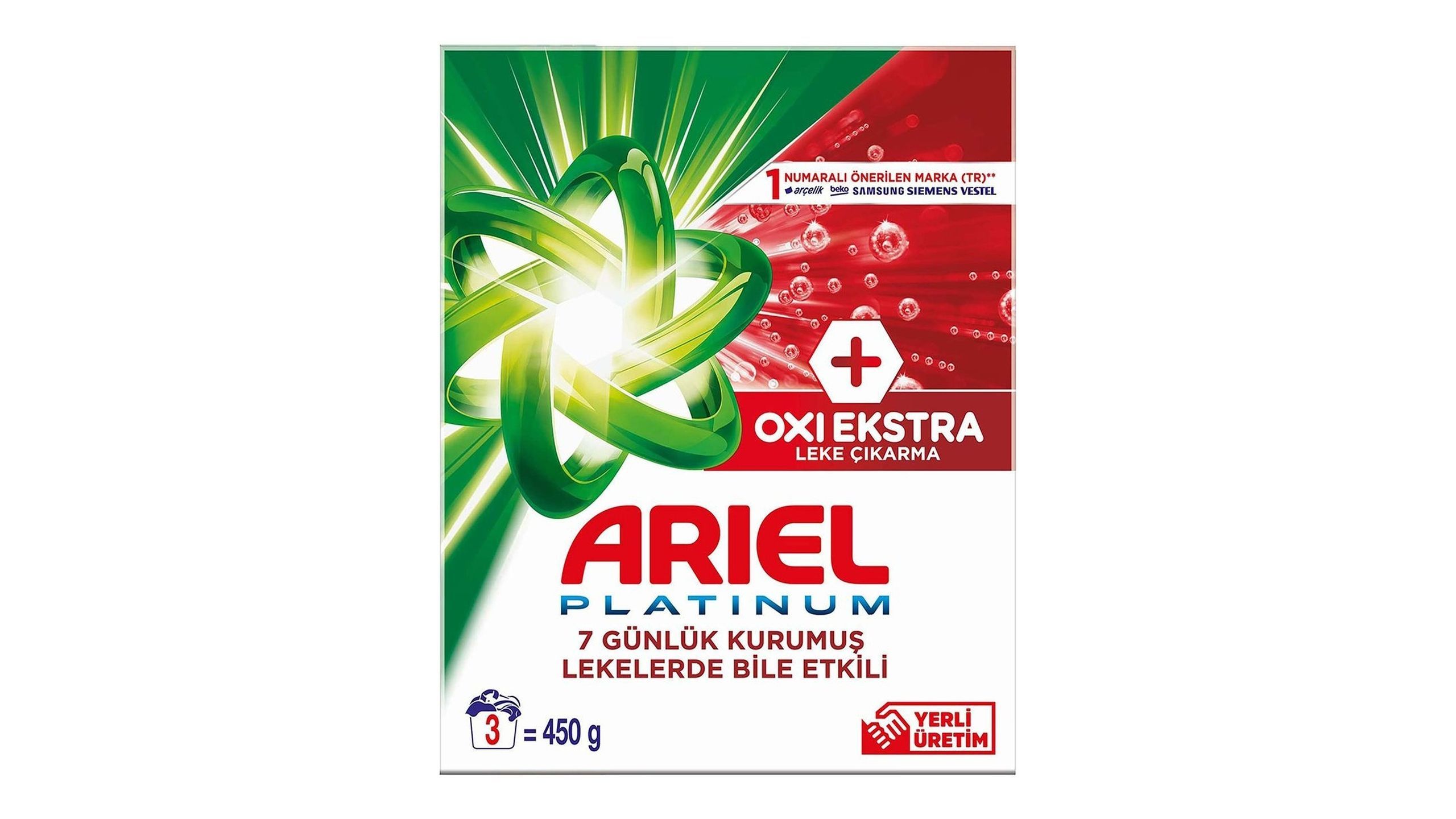 ARIEL PLATINUM EKSTRA LEKE ÇIKARICI RENKLİLERE ÖZEL 450G