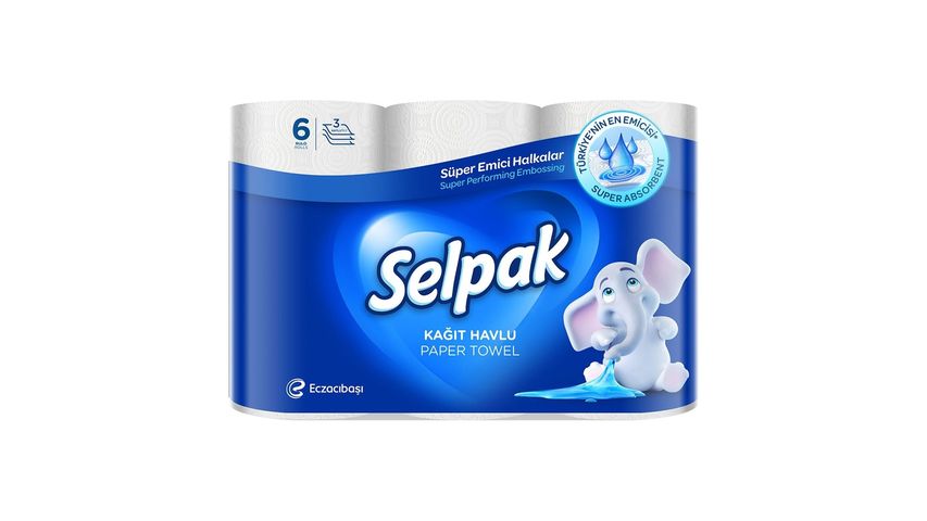 Selpak® Kağıt Havlu 6'lı