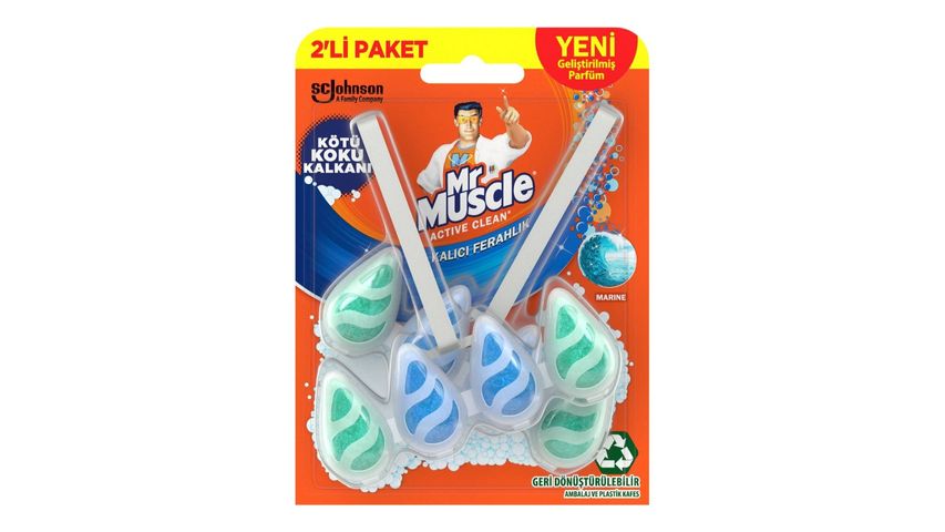 Mr Muscle Marine Toilet Cleaner 2 x 38.6 g