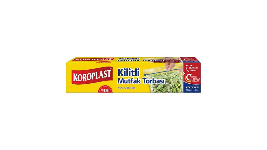 Koroplast Ziplock Kitchen Bag Small Size 12 Pieces