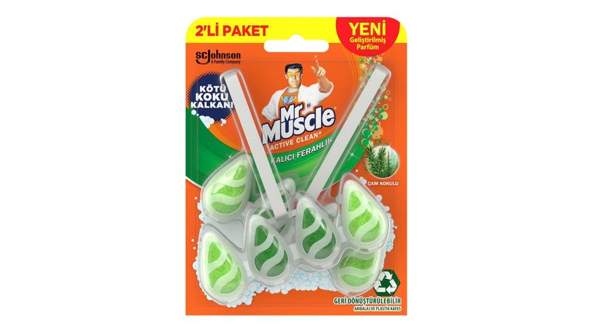 Mr Muscle Çam Kokulu Klozet Temizleyici 2'li Paket