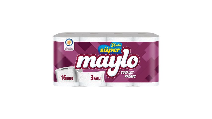 Maylo Super Toilet Paper 16 pcs - 3 Ply