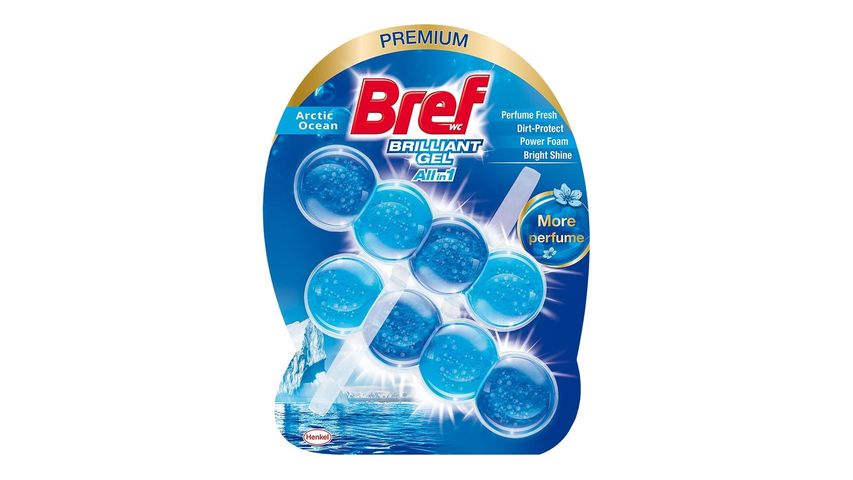 Bref Brilliant Gel Okyanus Klozet Bloğu 2'li