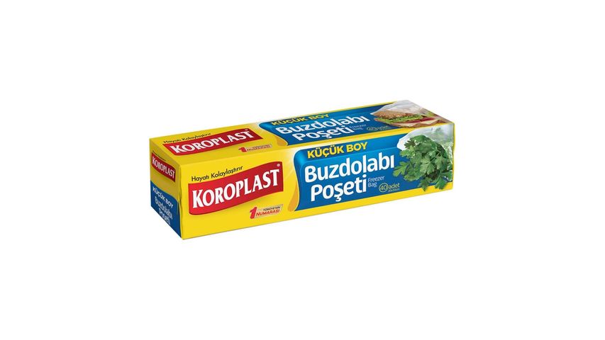 Koroplast Küçük Boy Buzdolabı Poşeti 20 x 30 cm - 40 Adet