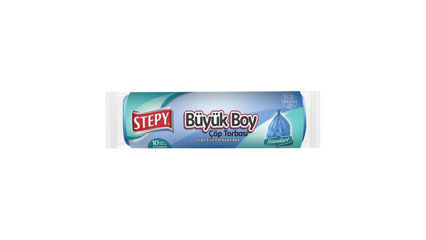 Stepy Standart Büyük Boy Çöp Torbası 10'lu