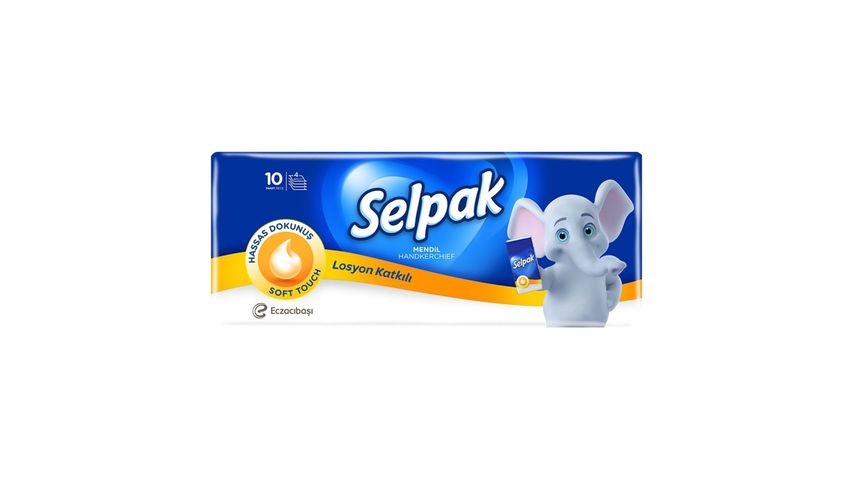Selpak® Lotion Tissue 10 Pieces - 4 Ply