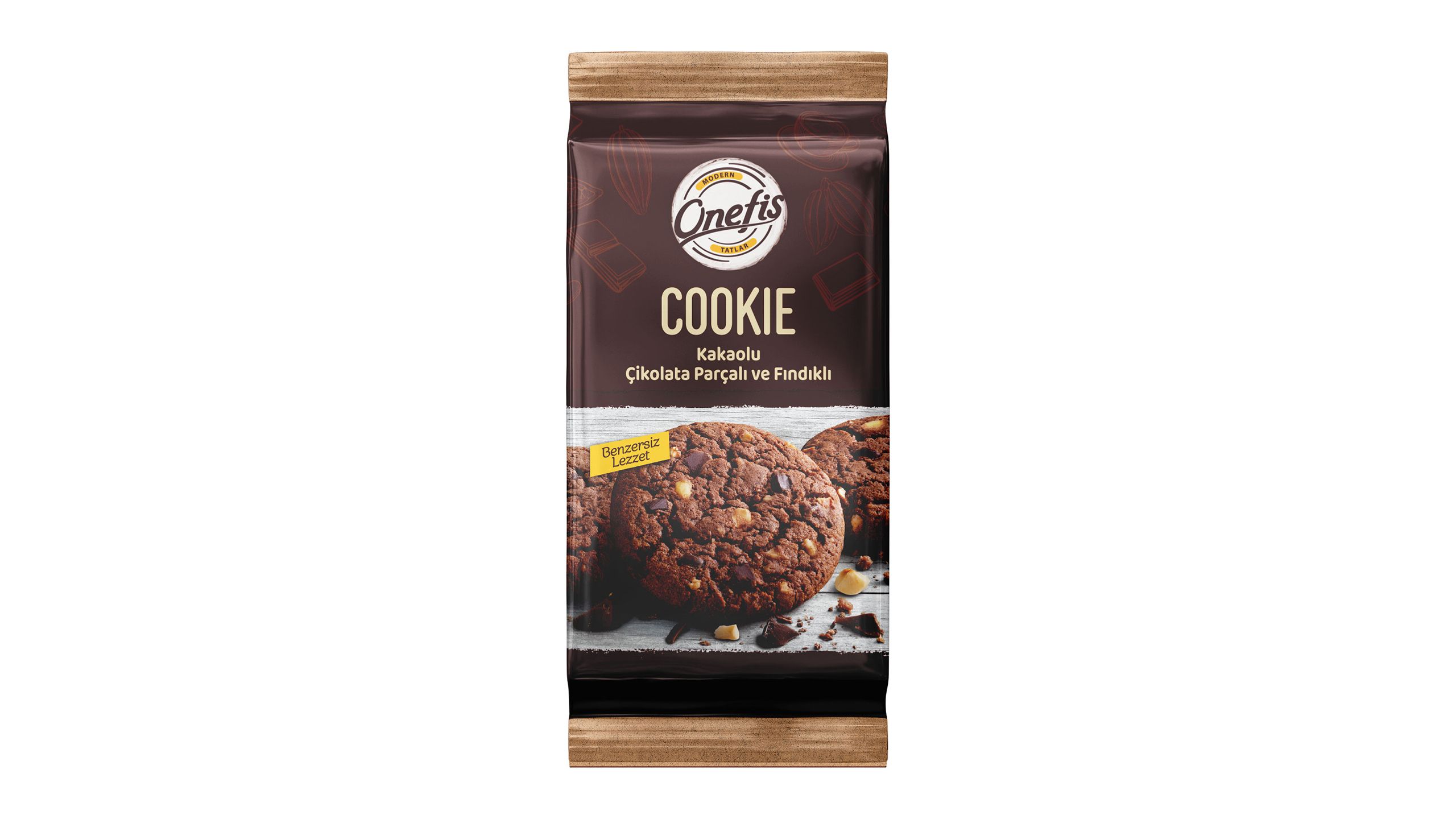 Onefis Cocoa Chocolate and Hazelnut Chip Cookie 180 g satın al
