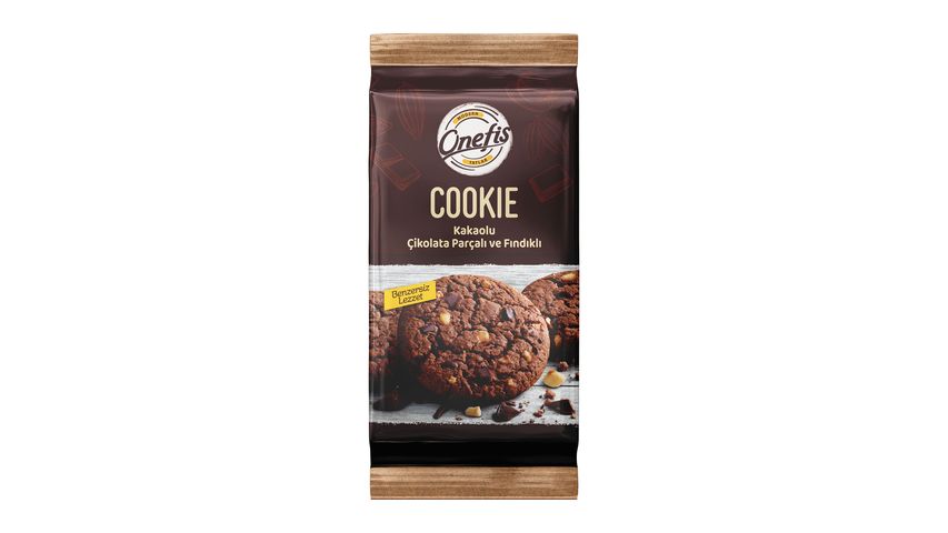 Onefis Kakaolu Çikolata & Fındık Parçalı Cookie 180 g