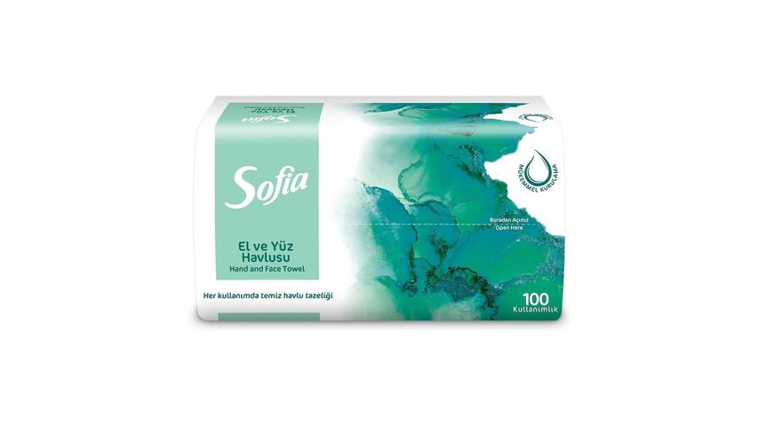 Sofia Hand and Face Towel 100 pcs