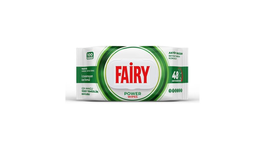 fairyaksan Fairy White Soap Scented Surface Cleaning Towels, 100 pcs