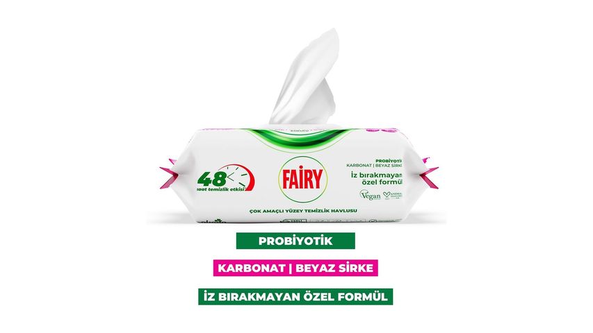 Fairy Lily Flower Scented Surface Cleaning Towel 100 Pieces