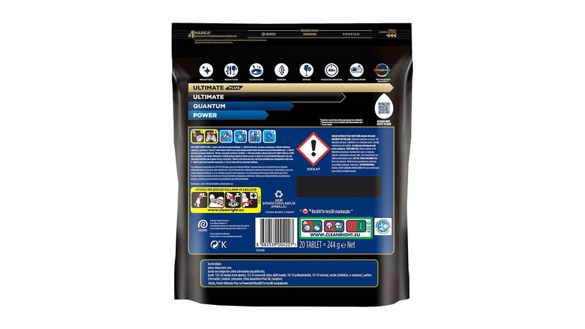 Finish Ultimate Plus Bulaşık Makinesi Tableti 20 Adet