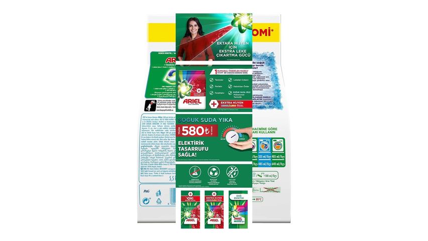 Ariel Oxi AquaPudra Powder Detergent for Colored Clothes 5.5 kg