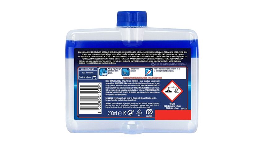 Finish Temizlik ve Bakım Seti (Parlatıcı ve Kurutucu 400 ml + Makine Temizleyici ve Koku Giderici Sıvı 250 ml + Kireç Önleyici Tuz 550 g)
