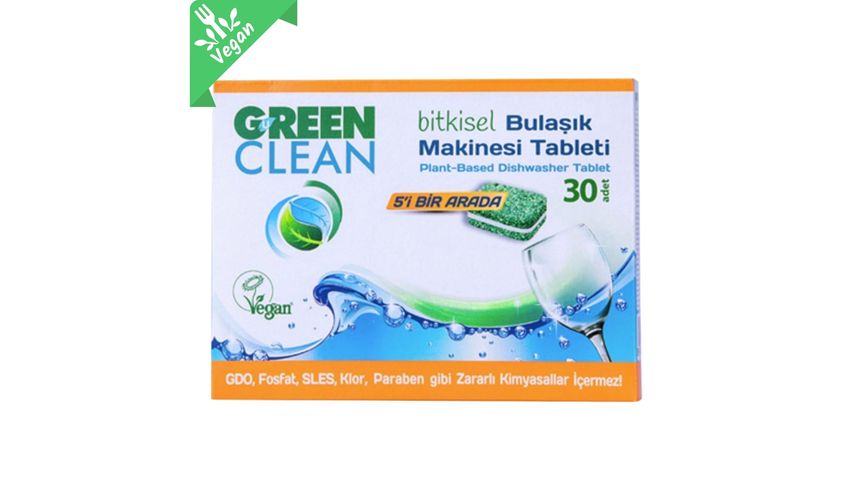 U Green Clean Herbal Dishwasher Tablets 30-pack