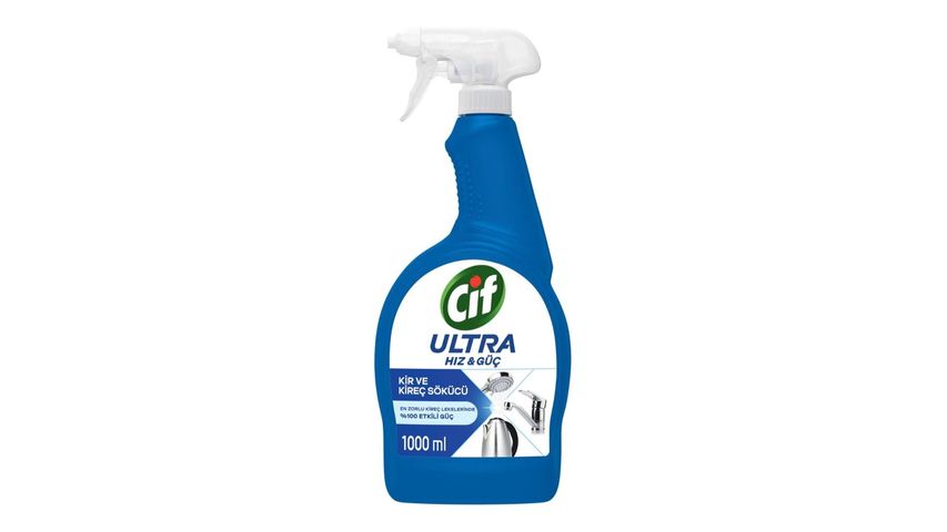 Cif Ultra Speed ​​& Power Limescale Remover Spray 1000 ml