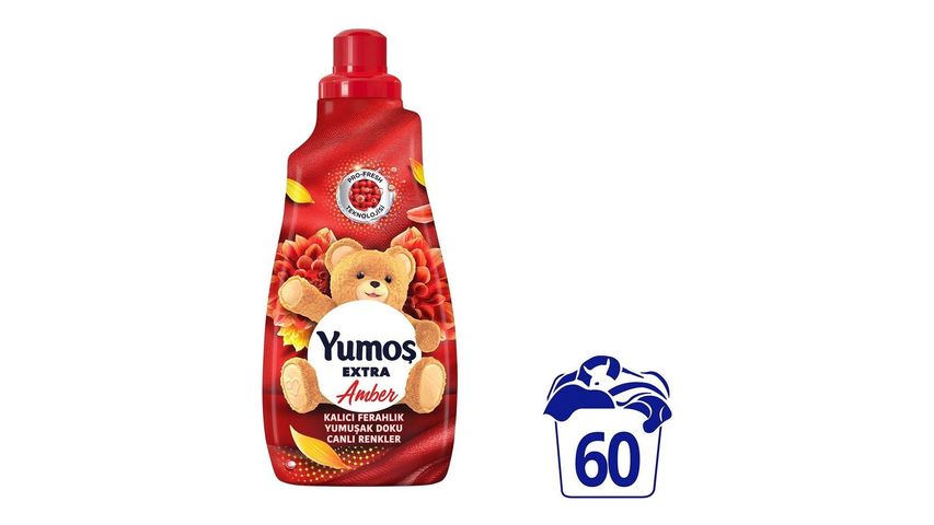 Yumoş Extra Konsantre Çamaşır Yumuşatıcısı Amber 1440 ml