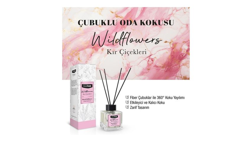 DeepFresh Çubuklu Oda Kokusu Kır Çiçekleri 100 ml