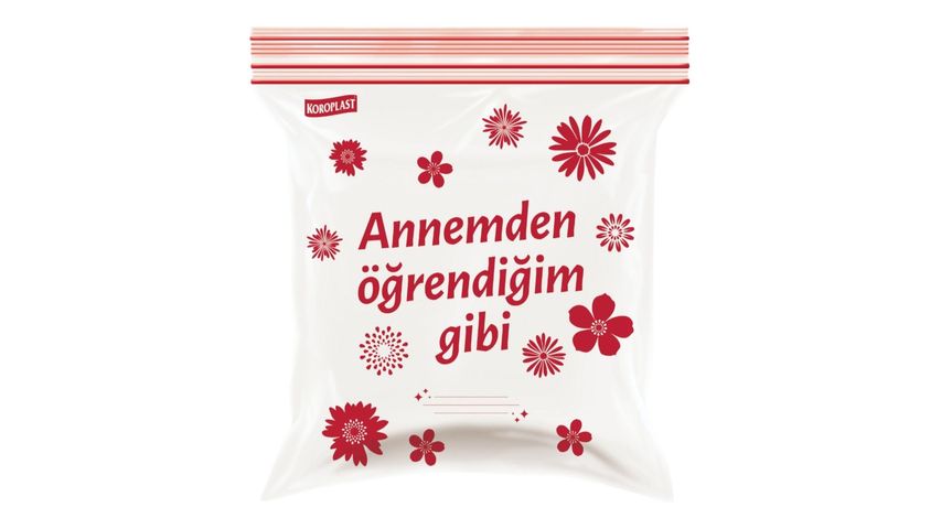 Koroplast Çift Kilitli Dondurucu Torbası Büyük Boy 10'lu
