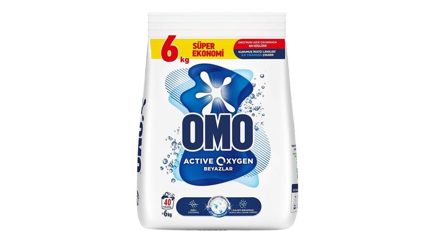 Omo Active Oxygen Whites Powder Detergent 6 kg