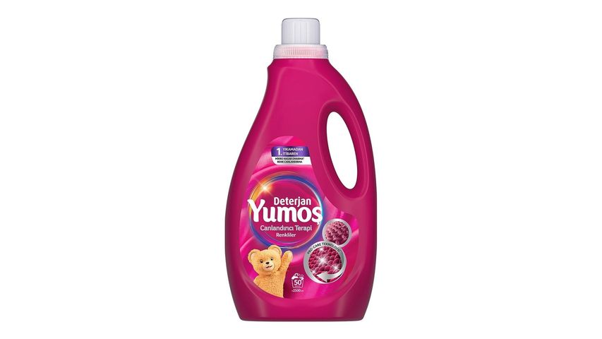 Yumoş Renkli 50 Yıkama Sıvı Bakım Deterjanı 2500 ml