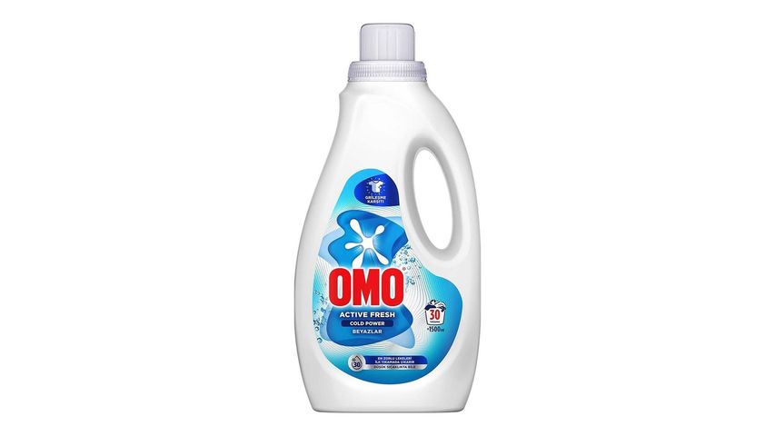Omo Active Fresh Cold Power Whites Liquid Detergent 1500 ml