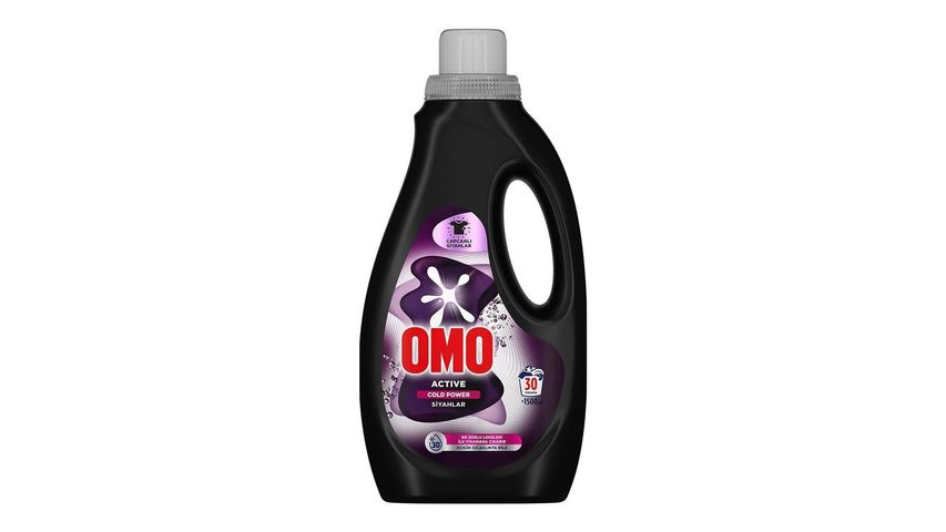 Omo Active Cold Power Blacks Liquid Detergent 1500 ml
