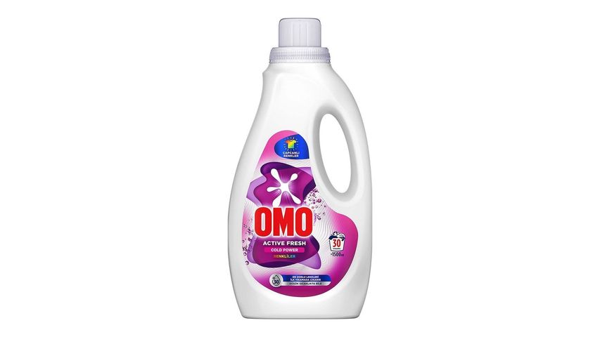 Omo Active Fresh Cold Power Colors Liquid Detergent 1500 ml