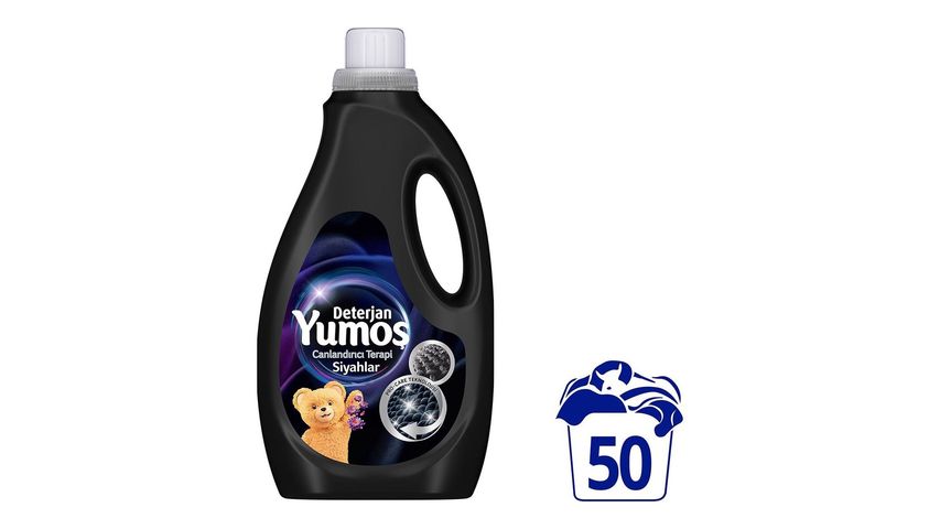 Yumoş Siyah 50 Yıkama Sıvı Bakım Deterjanı 2500 ml