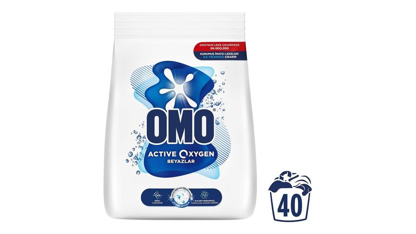 Omo Active Oxygen Whites Powder Detergent 6 kg