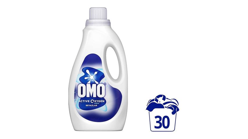 Omo Active Oksijen Etkisi Beyazlar Sıvı Deterjan 1500 ml