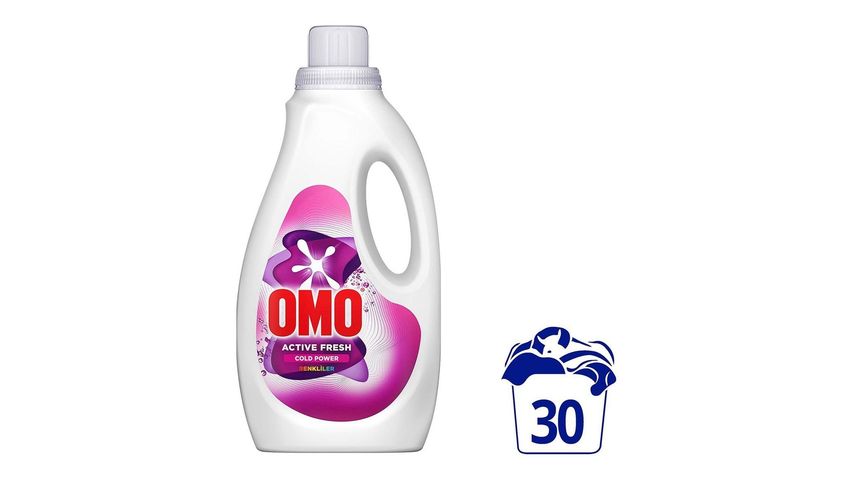 Omo Active Fresh Cold Power Colors Liquid Detergent 1500 ml