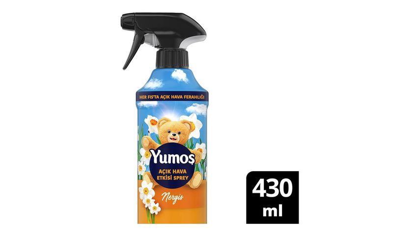Yumoş Outdoor Fresh Fabric Spray for Hard-to-Wash Items - Daffodil 430 ml