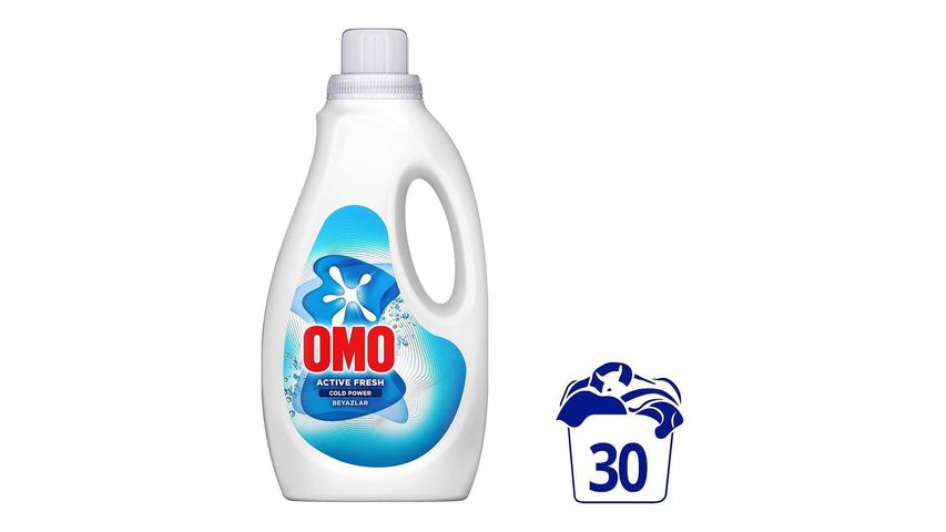 Omo Active Fresh Cold Power Whites Liquid Detergent 1500 ml