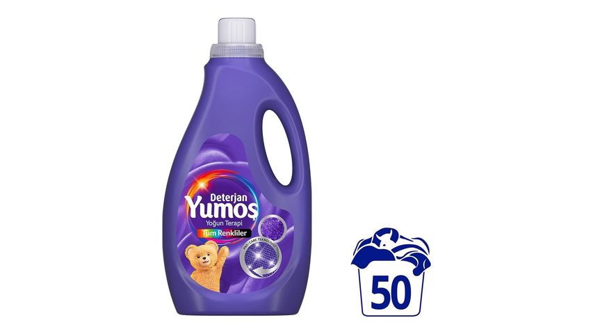 Yumoş Tüm Renkler 50 Yıkama Sıvı Bakım Deterjanı 2500 ml