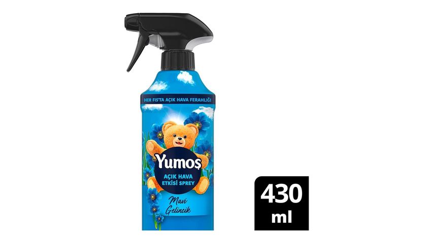 Yumoş Outdoor Fresh Fabric Spray for Hard-to-Wash Items - Blue Poppy 430 ml