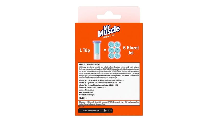 Mr Muscle Klozet Temizleyici Jel Marine 36 ml
