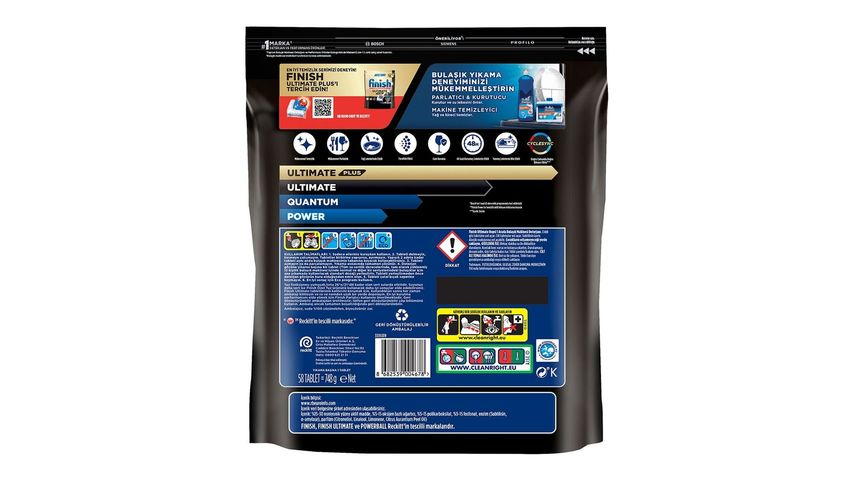 Finish Ultimate All-in-1 Dishwasher Tablets 58-Piece