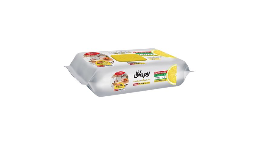 Sleepy Lemon Oil‑Infused Kitchen Surface Cleaning Towel 50 pcs