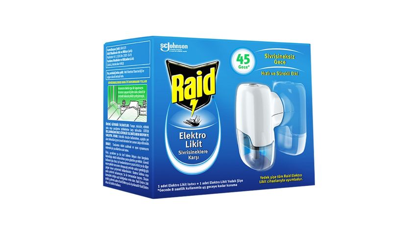 Raid 45 Nights System Fly Repellent 35 ml