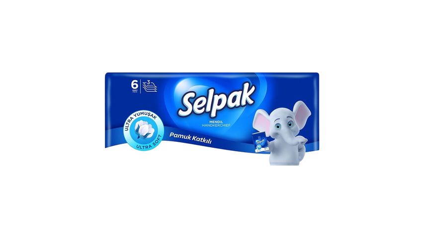 Selpak® Cep Mendil 6'lı - 3 Katlı