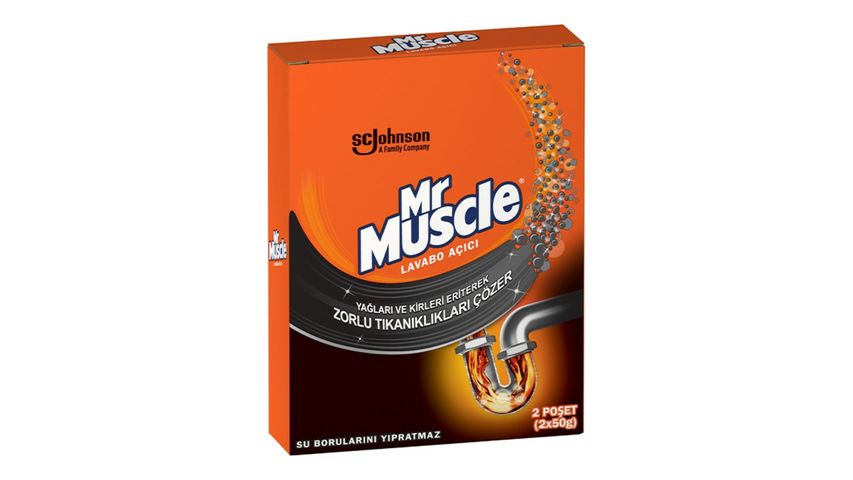 Mr Muscle Granular Drain Opener 2 x 50 g