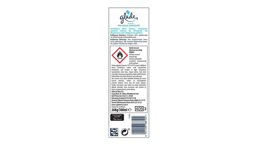 Glade Aerosol Okyanus Sessizliği 300 ml