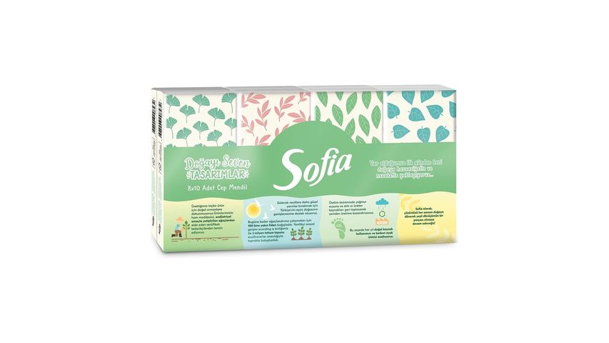 Sofia Cep Mendil 8'li