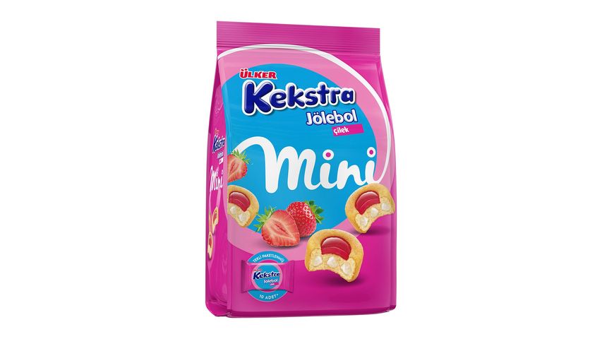 Ülker Kekstra Jölebol Çilekli Mini Kek 150 g