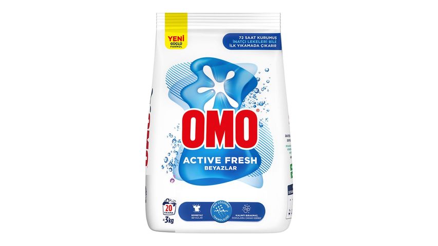 Omo Active Fresh Beyazlar 3 kg