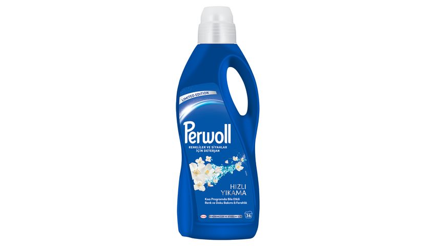 Perwoll Renkliler & Siyahlar İçin Hızlı Yıkama Sıvı Çamaşır Deterjanı 2 L