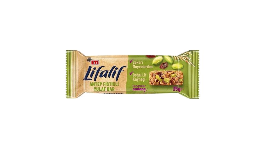 Eti Lifalif Antep Fıstıklı Yulaf Bar 35 g