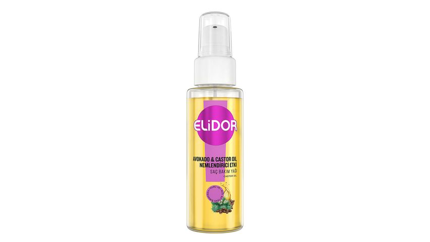 Elidor Avocado & Castor Oil Moisturizing Effect Hair Care Oil 80 ml